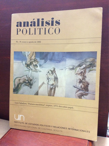 Análisis Político Revista N.16, Mayo A Agosto1992 U.nacional