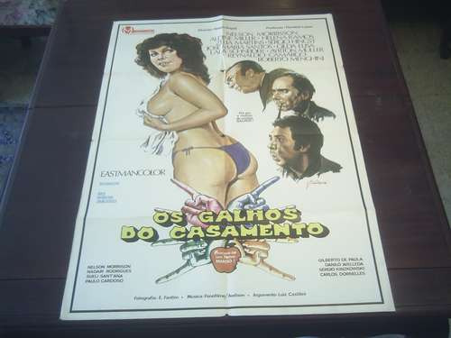 Poster Original Brasilero Os Galhos Do Casamento Sueli 1978