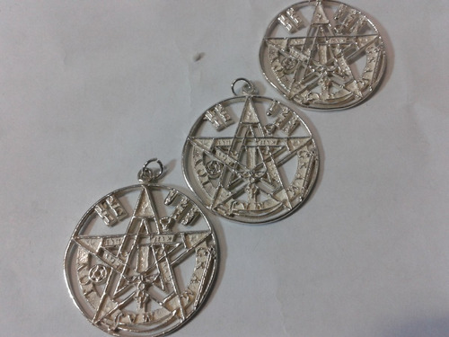 49 Se Vende Medalla De 5 Puntas O El Tetragramaton En Plata