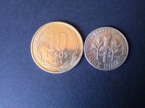 Moneda Estados Unidos One Dime Níquel 1977 (c45)