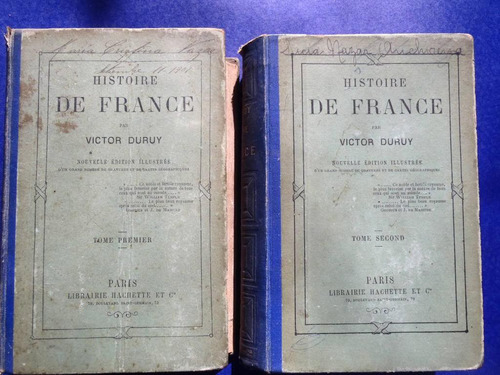 1893 Historia Francia Duruy 2v Ilus Mapas Franc. En La Plata