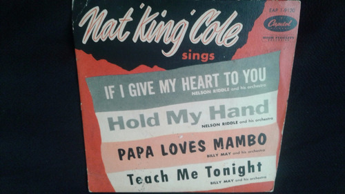 Single Nat King Cole Orquesta De Nelson Riddle Y Billy May