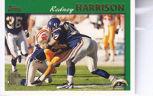 1997 Topps Minted In Canton Rodney Harrison Chargers