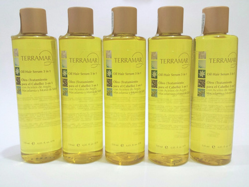 4 Terramar Oleocon Aceite De  Argan,macadamia Y Monoi 120ml.