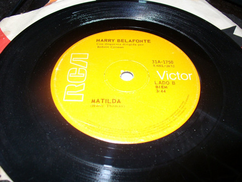 Matilda Calipso Bananero Harry Belafonte Vinilo Simple