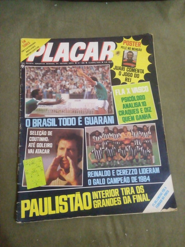 Revista Placar 1979 Numero: 468