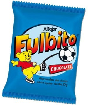 Fulbito Alfajor Chocolate 60 Uni X 25grs.