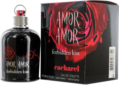 Perfume Amor Amor Forbidden Kiss 100 Ml. Cacharel, Original