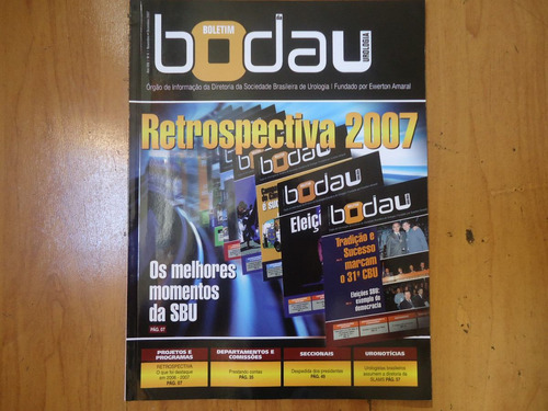 Revista Boletim Da Bodau Ano Xxii Número 6 Nov Dez 2007