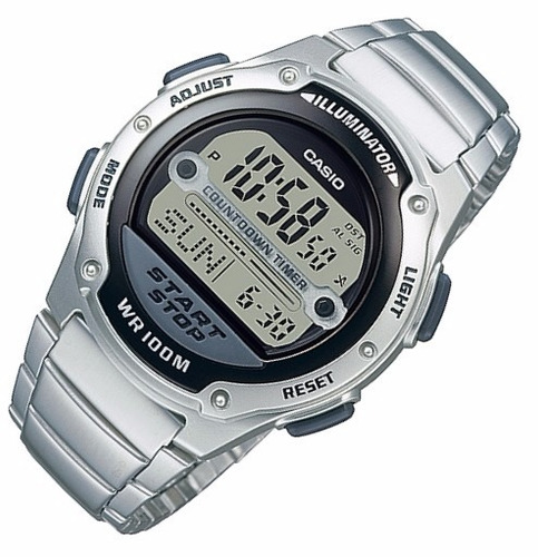 Relógio Casio W-756 D-1a C/9 Temporizadores H.mundial Alarme