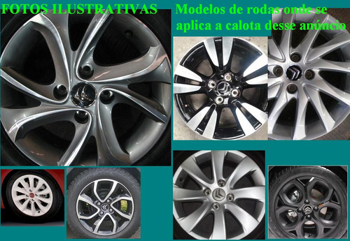 Jg Calota Miolo Prata Roda Citroen C3 C4 Picasso Air Cross
