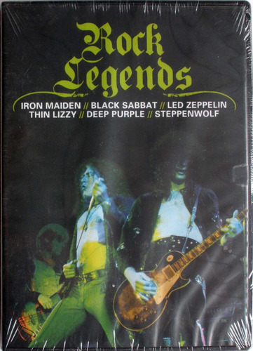 Dvd Rock Legends Maiden - Sabbath - Purple - Nuevo Cerrado