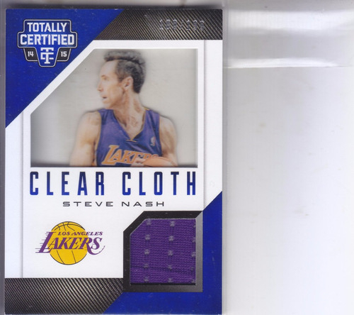 2014-15 Totally Certified Jersey Steve Nash Lakers /199