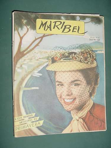 Revista Maribel 1134 -10ago54- Gilbert Chase Costura Moda