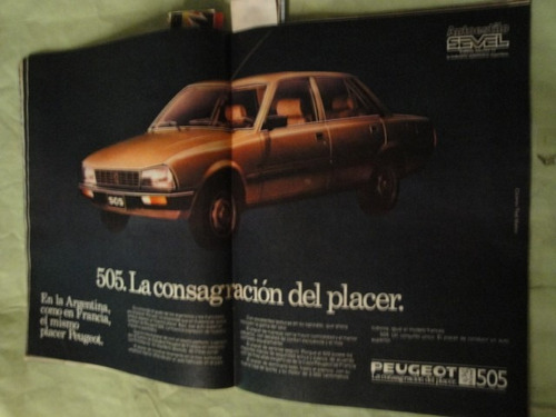 Publicidad Peugeot 505 Año 1983