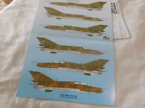 Mig 21 Mf Fishbed 1/32 Decal Tiger Wings N.6814