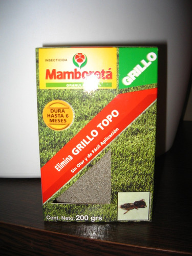 Insecticida Para Grillo Topo Por 200 Grs O 70 M2