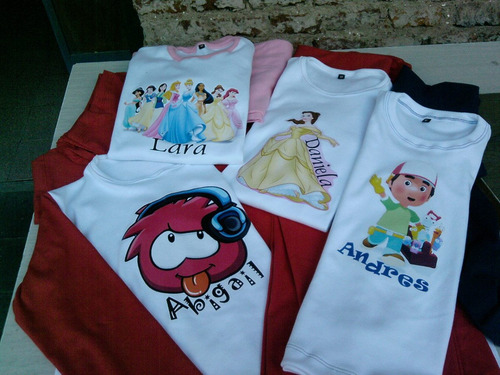 Pijamas Niñas - Princesas -invierno T6-8