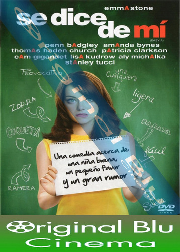 Se Dice De Mi - Emma Stone - Dvd Original - Almagro
