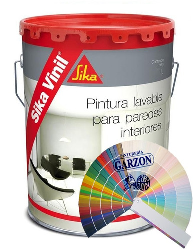 20l Pintura Sikavinil Int Lavable Colores Pastel A Eleccion!