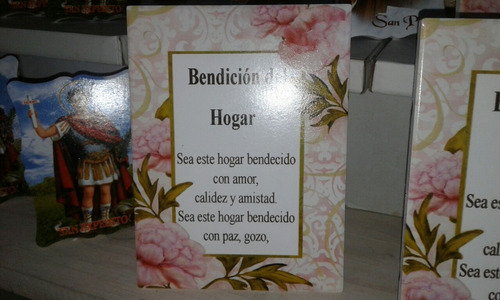 Cuadro Con Bendición Del Hogar