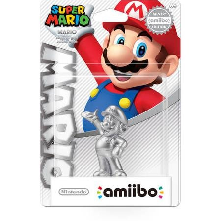 Amiibo Super Mario Silver Limitado, Pac Man , Nuevo Sellado