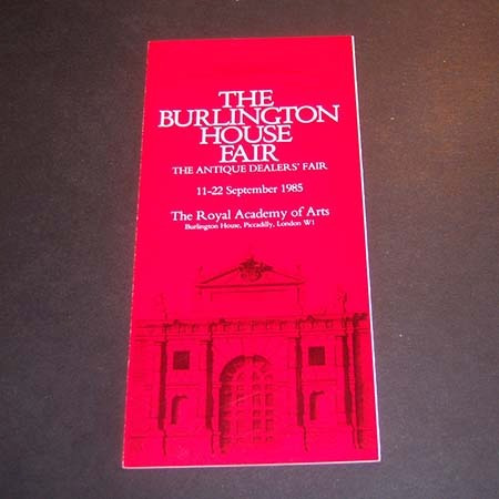 The Burlington House Fair. 11 - 22 September 1985