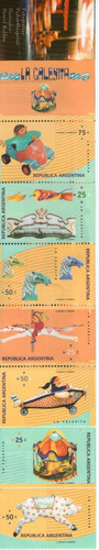 Argentina Serie X7 Sellos Mint La Calesita = Juegos Año 1996