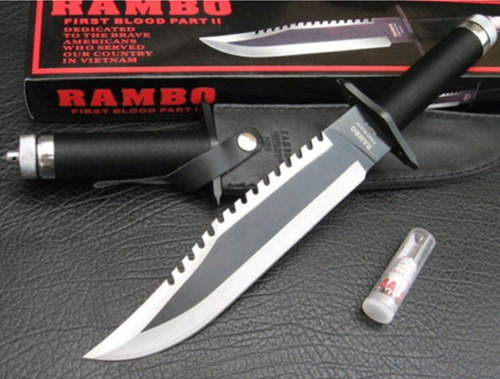 Cuchillo Sobrevivencia Rambo Ii First Blod Coleccionable