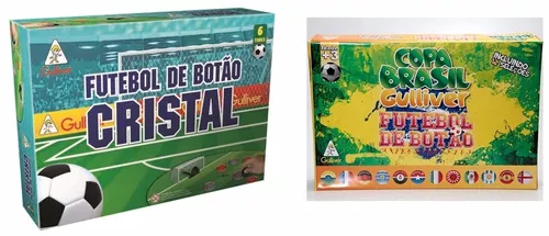 Jogo Futebol de Botão Cristal Brasil x Espanha Gulliver