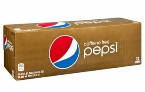 Refrigerante Pepsi Caffeine Free Sem Cafeína - Kit 06 Latas
