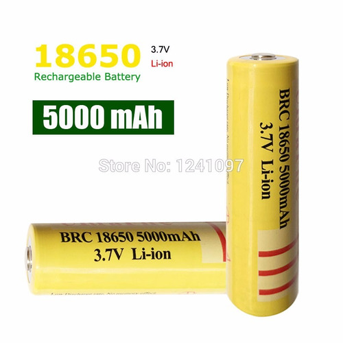 Baterías Recargable  5000 Mah (no Aa) Li Ion 18650