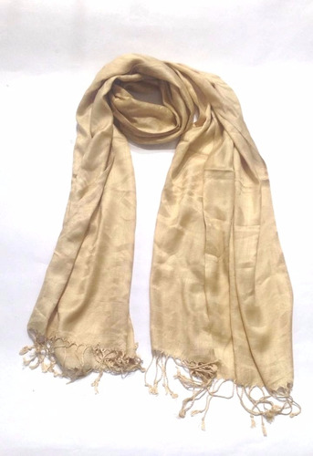 Bufanda Pashmina Estampado 16 Le Sak - Beige