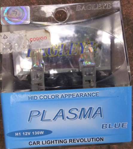 Bombillos Luces Hid Plasma Blue H1 12v 130w
