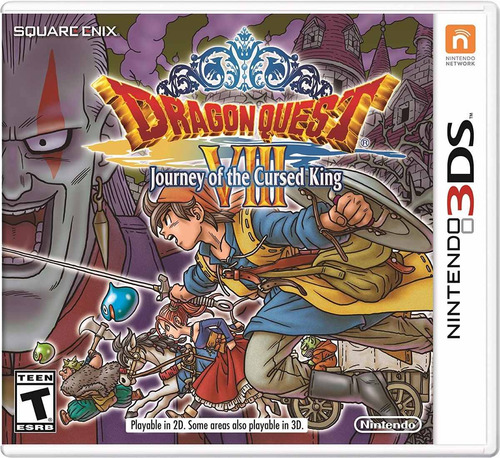 Dragon Quest Viii 8 Journey Of The Cursed King 3ds Dakmor