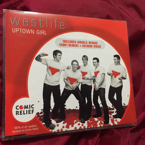 Westlife Uptown Girl Single Comic Relief 2001 Importado Ingl