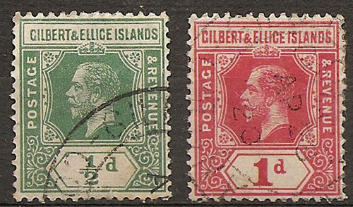 Gilbert & Ellice Islands Colonia Britanica Año 1912 Rey