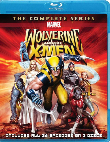 Blu Ray Wolverine And The X-men 3 Discos