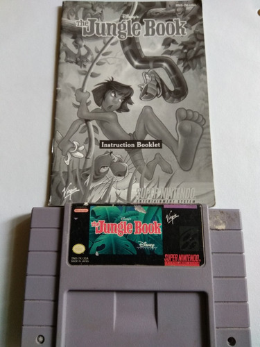 The Jungle Book Disney Snes Super Nintendo Con Manual