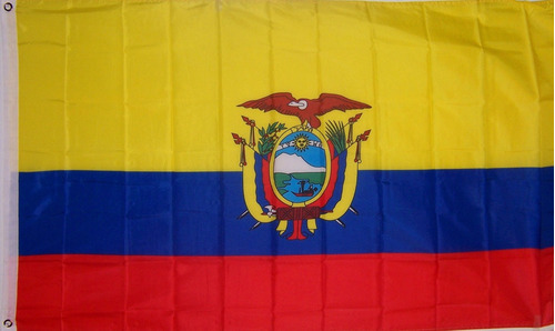 Bandera Ecuador Medida 150x90cm Seleccion Quito Mf-22