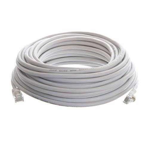 C & E Cat5e-50ft Red Ethernet (white1) Cable Patch 50 'white