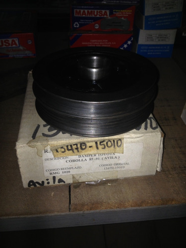 Damper Toyota Corolla Ávila Araya 3a 4a 5a 1.6l 85/91