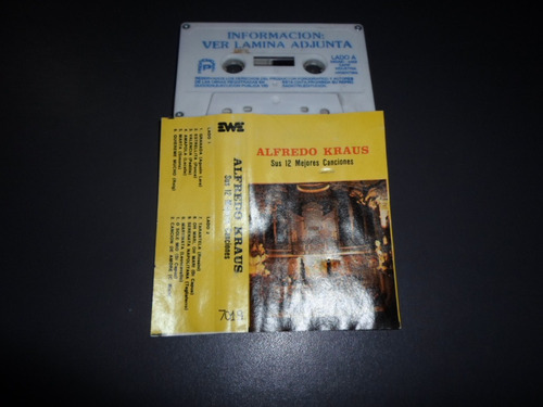 Alfredo Krauss - Sus 12 Mejores Canciones * Cassette