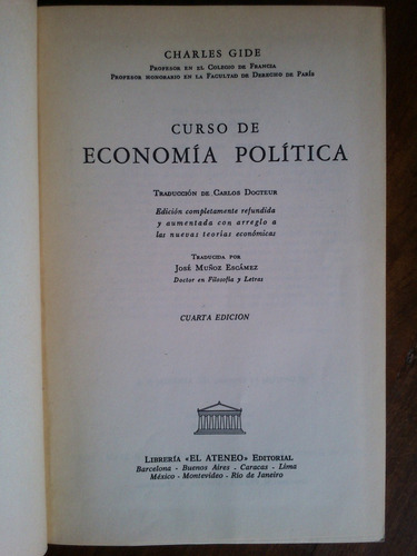 Curso De Economía Política - Charles Gide