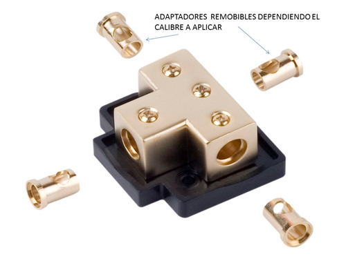 Distribuidor Block Cal.4 Tierra-corriente Xscorpion Tb4444g