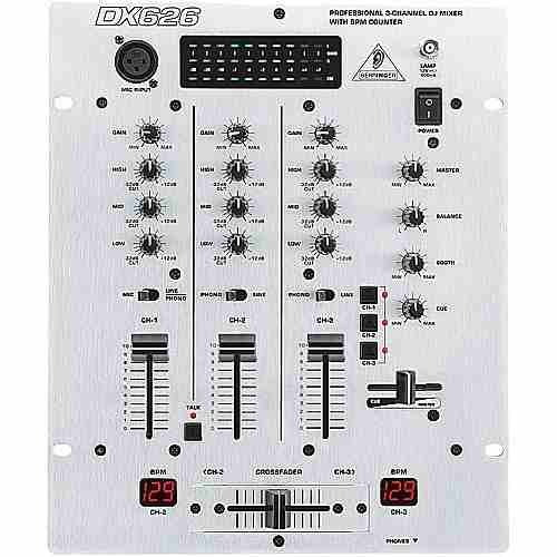 Caja Mezclador Behringer Dx626 Dj Pro 3 Canales Control Vca