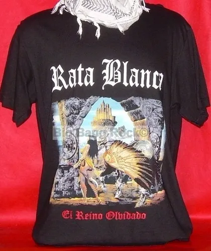 Remera Rata Blanca El Reino Talle L Large 52 Cm X 72 Cm