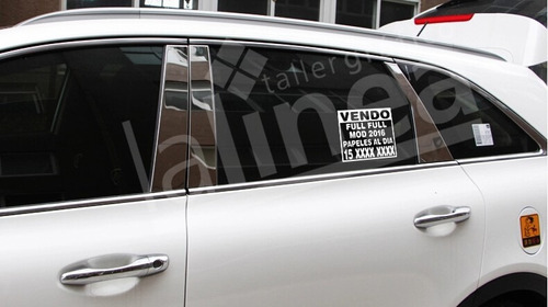 Cartel Vendo Auto  Stiker Calco Vinilo Local En Almagro