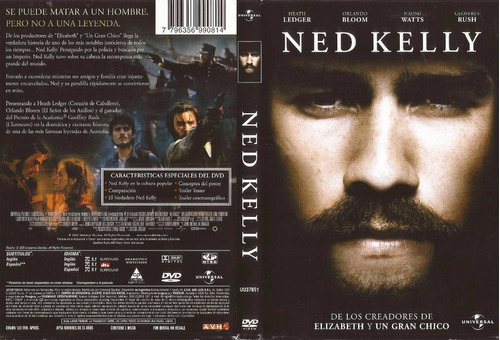 Ned Kelly Dvd Heath Ledger Orlando Bloom Naomi Watts