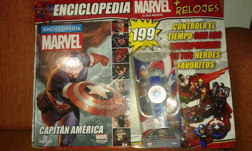 Enciclopedia Marvel Con Reloj Número 1